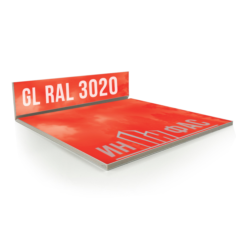 Композитные панели Alcotek gl ral 3020